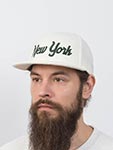 Бейсболка HOOD арт. 100-MWL005-NY066-WH New York IV (белый)
